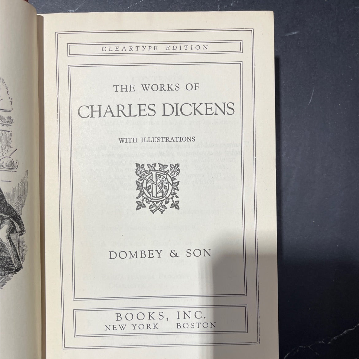 dombey and son book, by charles dickens, 1868 Hardcover