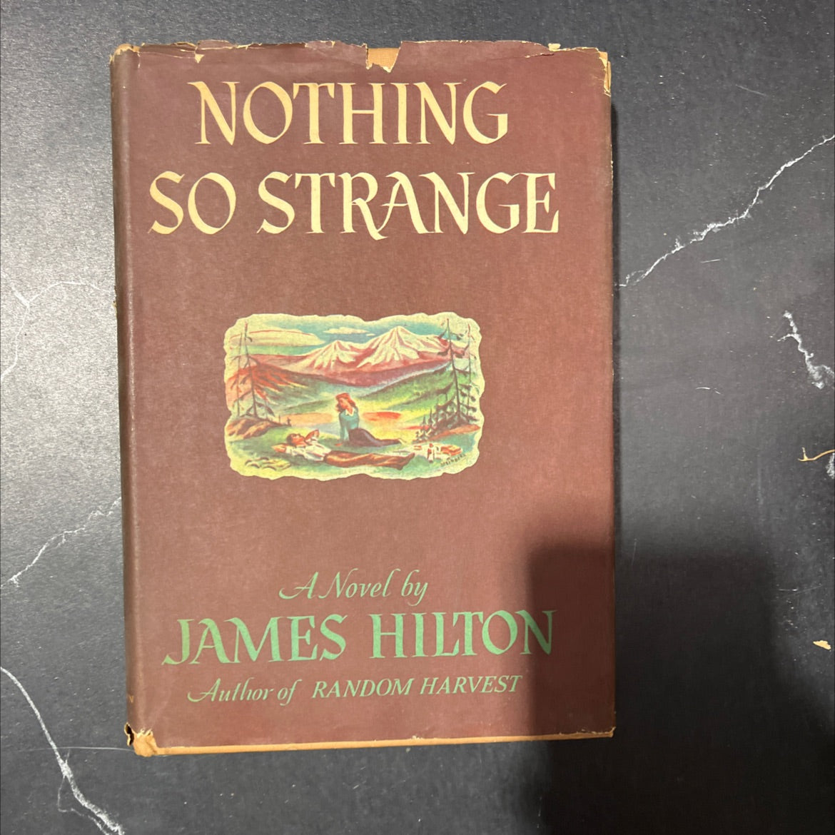 nothing so strange book, by james hilton, 1947 Hardcover