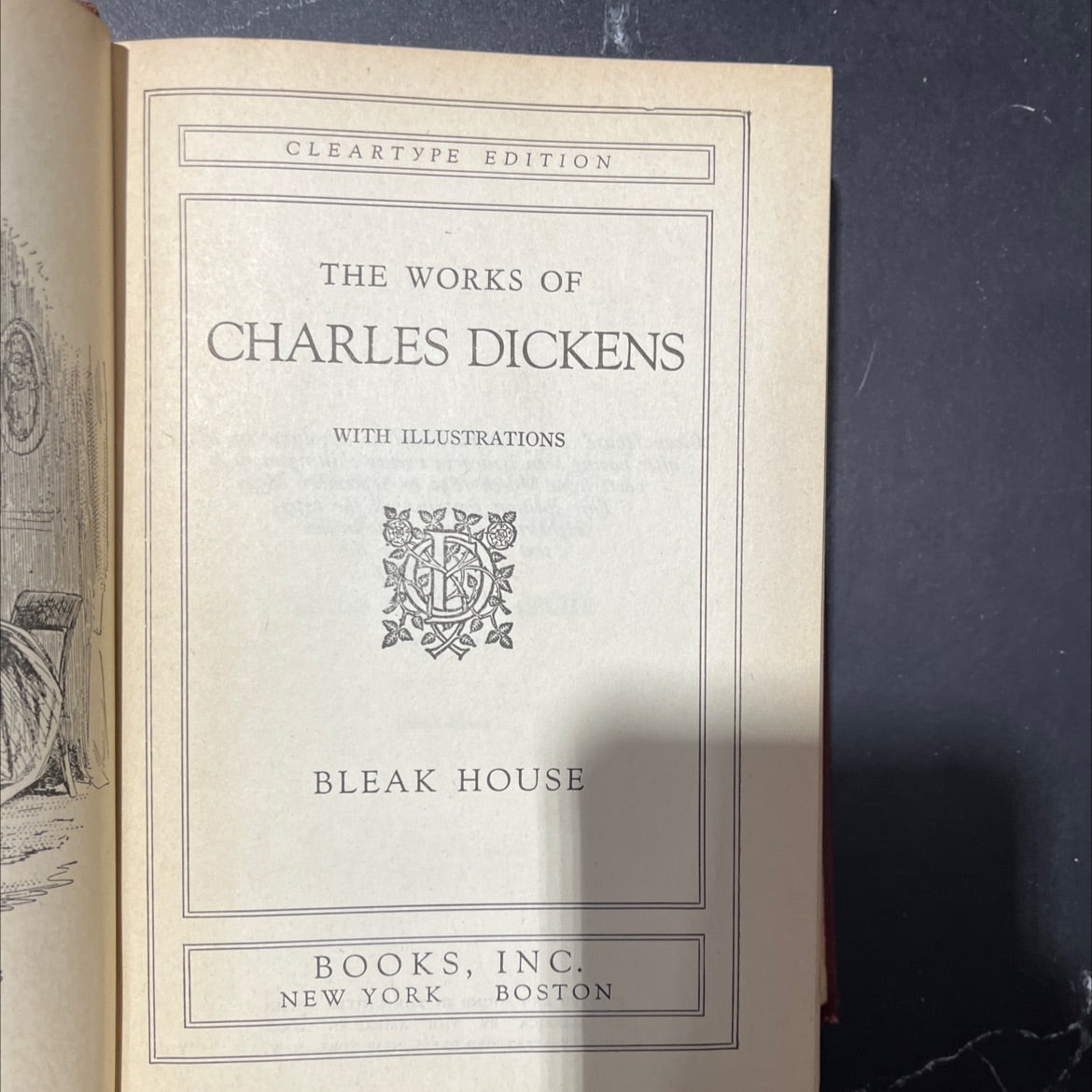 bleak house book, by charles dickens, 1868 Hardcover