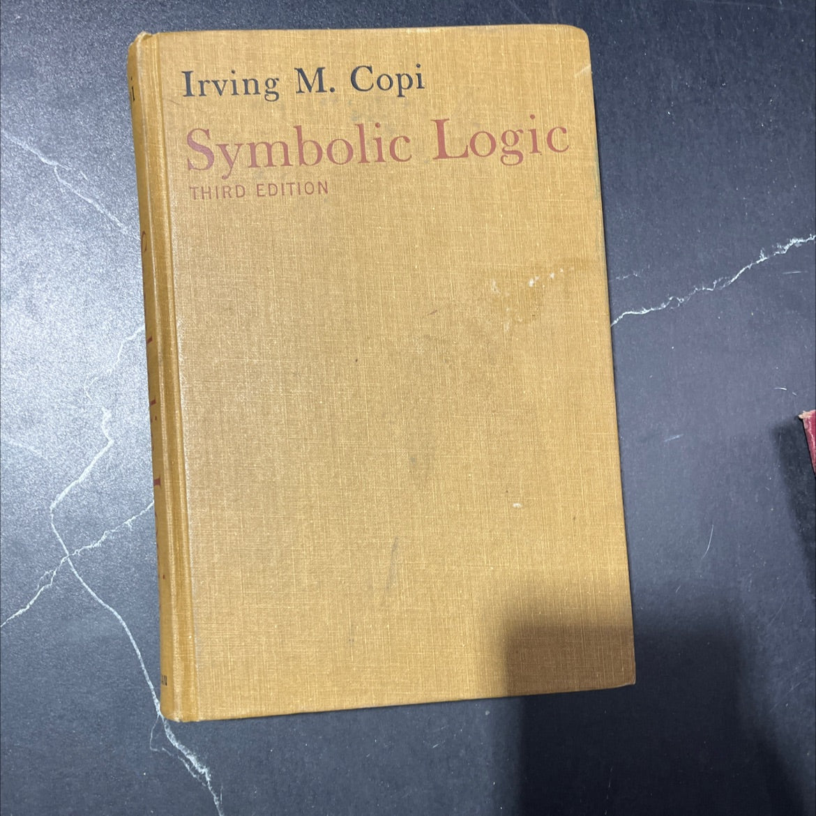 symbolic logic book, by irving m. copi, 1969 Hardcover