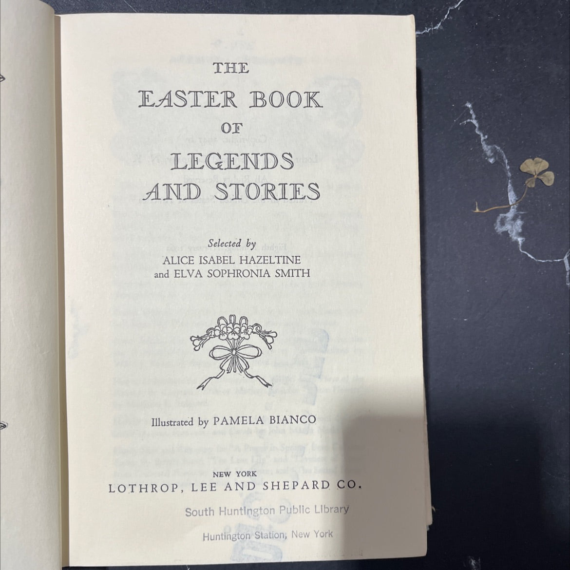 the easter book of legends and stories book, by alice isabel hazeltine, elva sophronia smith, 1962 Hardcover