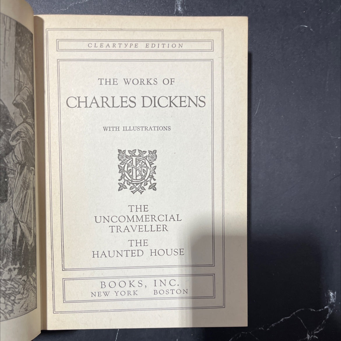 the uncommercial traveller book, by charles dickens, 1890 Hardcover